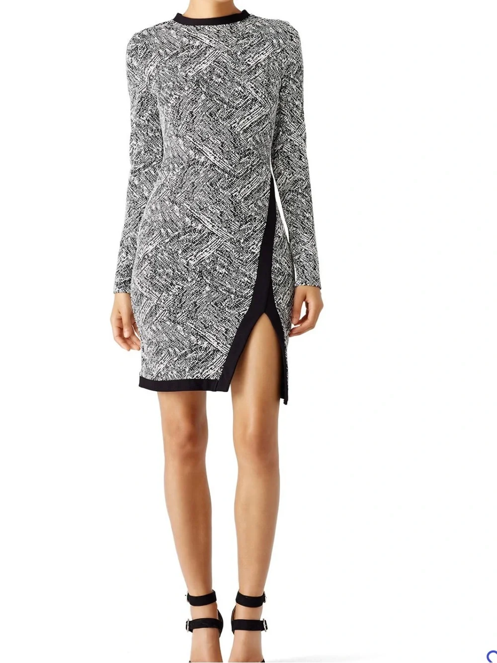 Twenty white jacquard